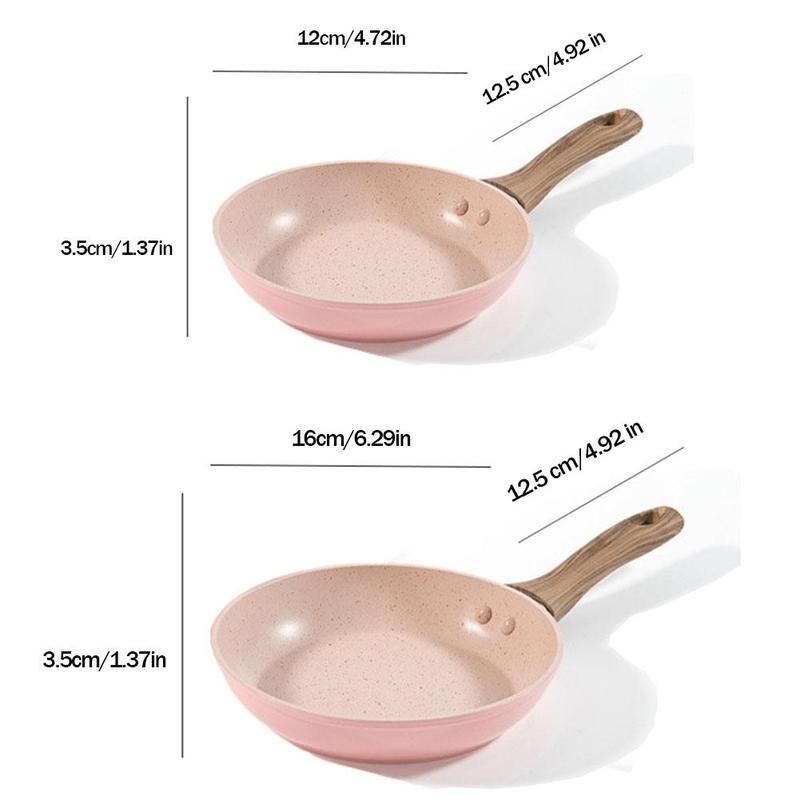 Product Introduction of Kuali Bawah Rata Tidak Melekat Periuk Telur Goreng Mini Kuali Pemasak Stik 25