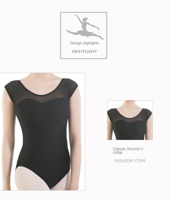 Product Introduction of Ballecheng Ballet Practice Clothes Women's Body Clothes High-Cut Tight Jumpsuit Dance Performance Clothes Training Clothes 5