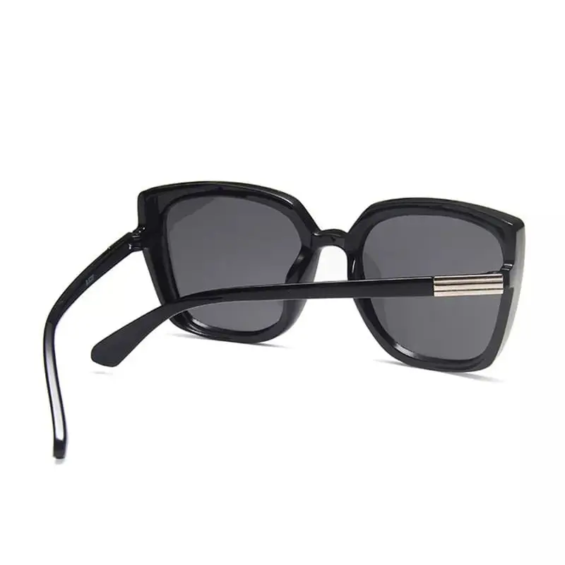 Kacamata Hitam Cat Eye frame Kotak Fashion casual mantai model Korea untuk Pria dan Wanita / Korean Sunglasses style READY STOCK Eyeglasses Aksesoris Eyewear i032 2