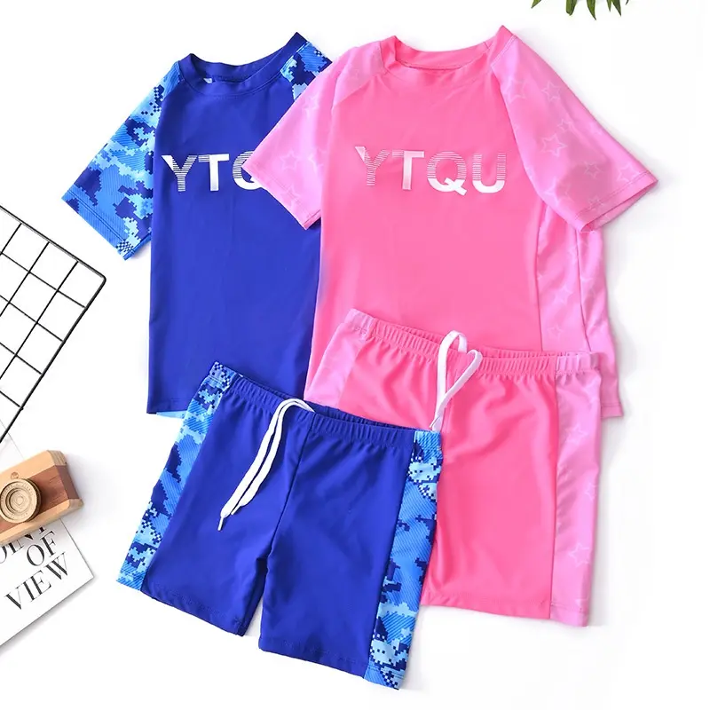 Bộ đồ bơi bé trai, bé gái hoạ tiết YTQU 18-45kg