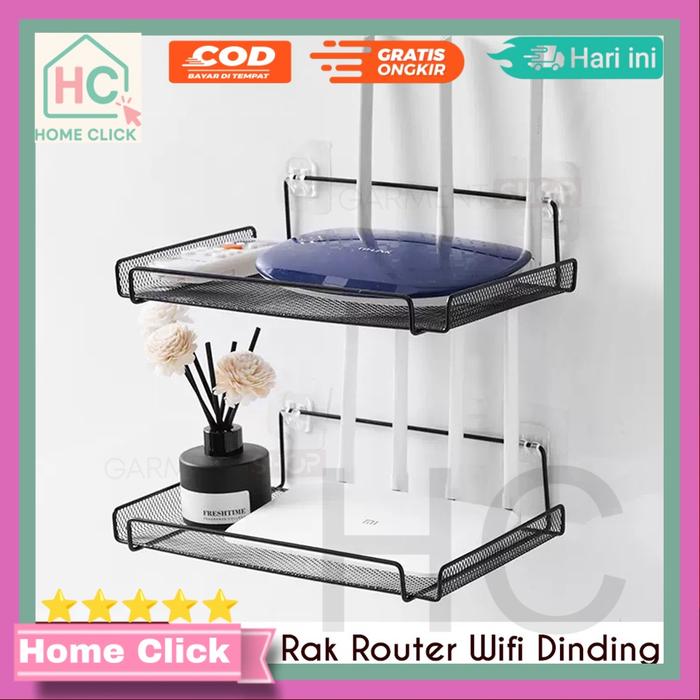 Jual Rak Wifi Dinding Bahan Besi Gantung Modem Tempat Router ...