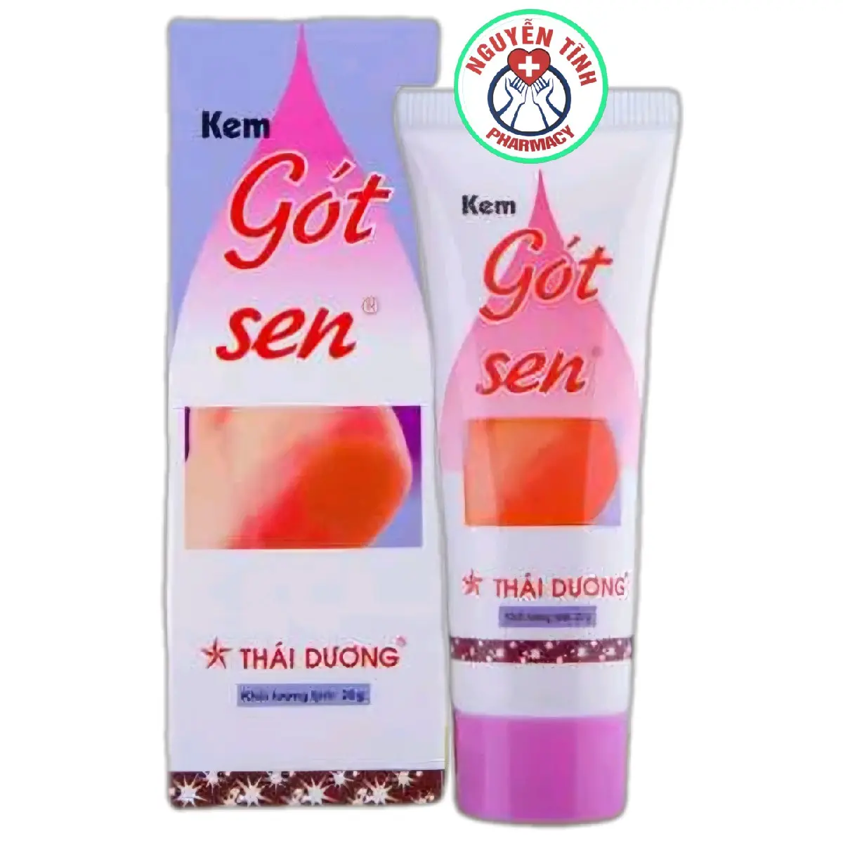 Kem gót sen Thái Dương 20g dưỡng da chống nẻ, dùng được cho cả da mặt và toàn thân
