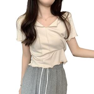 เสื้อชั้นใน สไตล์ใหม่ สั้น สําหรับผู้หญิง อเนกประสงค์ ทรงสลิมฟิต ท๊อป