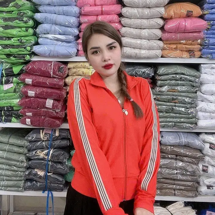 áo khoác không nón vải kim cương 4 túi khóa kéo  *g32