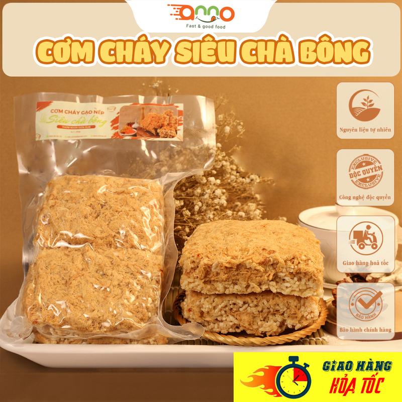 Cơm cháy chà bông gạo nếp, gạo lứt Anno Food thơm ngon, giòn rụm (Đặc sản Sài Gòn) 1
