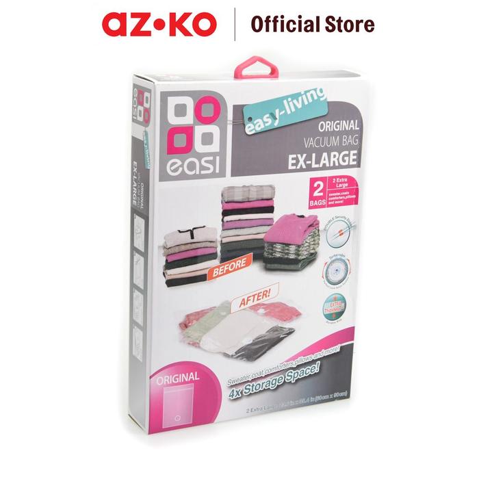 Gambar AZKO Stora Kantung Vakum Original Besar 2Pk - Mix Zipper Bag Zipper Plastic Zipper Vacuum Bag Kantong Vakum dari AZKO ID Kota Administrasi Jakarta Pusat Tokopedia
