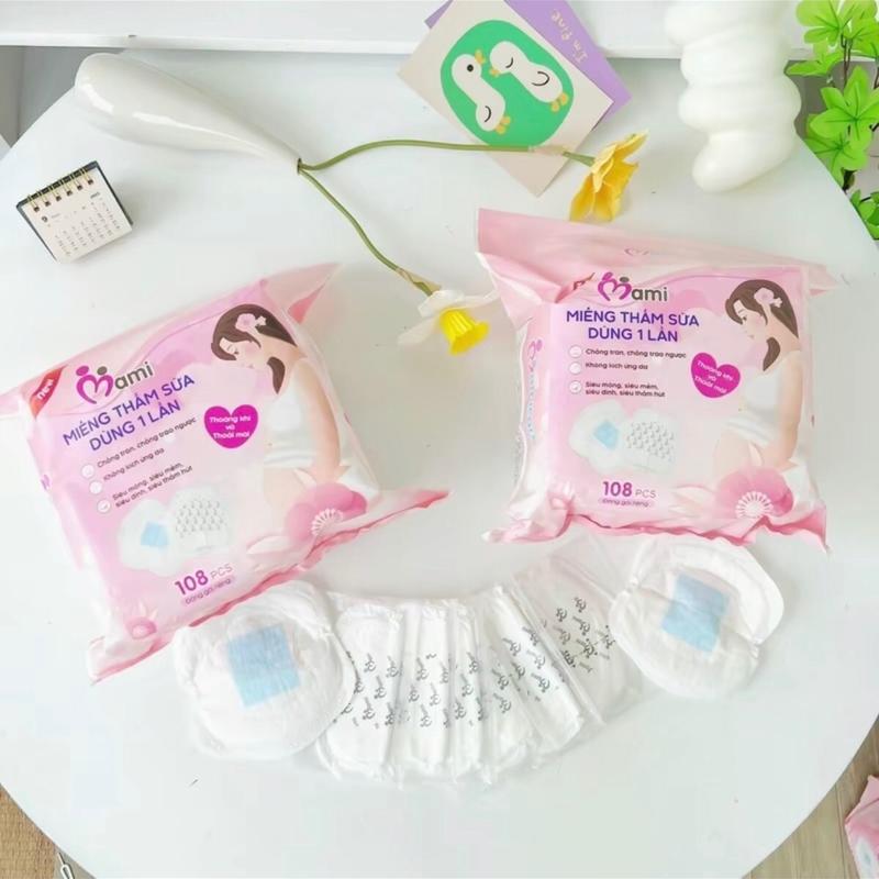 Miếng lót thấm sữa Mamicare siêu mềm mỏng 108 tờ 1