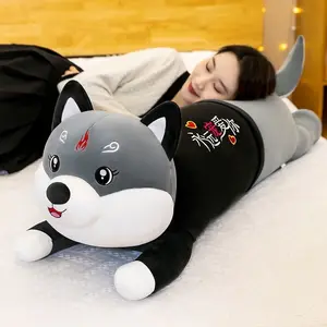 Bantal Guling Kucing Lying JUMBO 100cm Bahan Plush Premium Boneka Karakter Kucing Lying Giant Bahan Yelvo Lembut Aman untuk Anak-anak