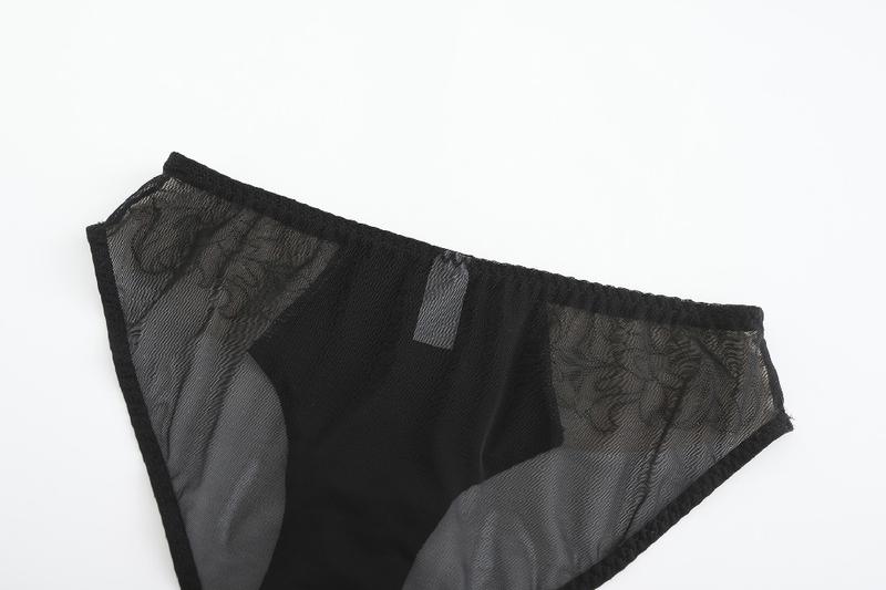 Product Introduction of 2023 New Women Sexy Lace Beauty Back Pack, Small Intimates Thin Cup Comfortable Bralette Female Underwear Bra Panties Sets 50