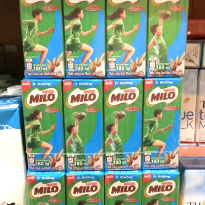 Sữa lúa mạch Milo có đường/ ít đường 180ml