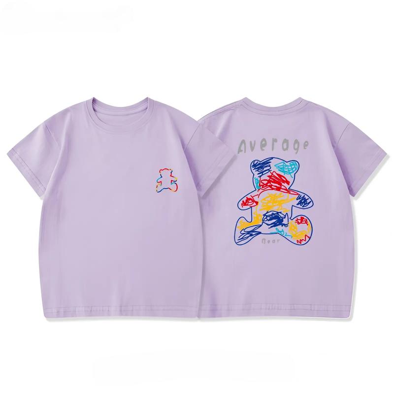 Áo gia đình bố mẹ con với hình in 2 mặt sắc nét (nhiều màu) chất thun cotton mềm mại thoáng mát Nữ Quần Ngủ 3