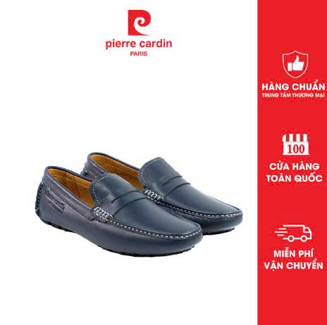 [Pierre Cardin Pháp] Giày lười nam Pierre Cardin da bò thật cao cấp, da mềm không gây đau chân, đế cao su - PCMFWLH 503