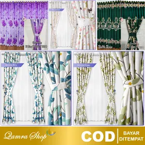 Gorden Jendela Pintu Minimalis Motif Terbaru Smokring 12 Lubang Gorden Jendela Pintu Minimalis Motif Terbaru Smokring 12 Lubang