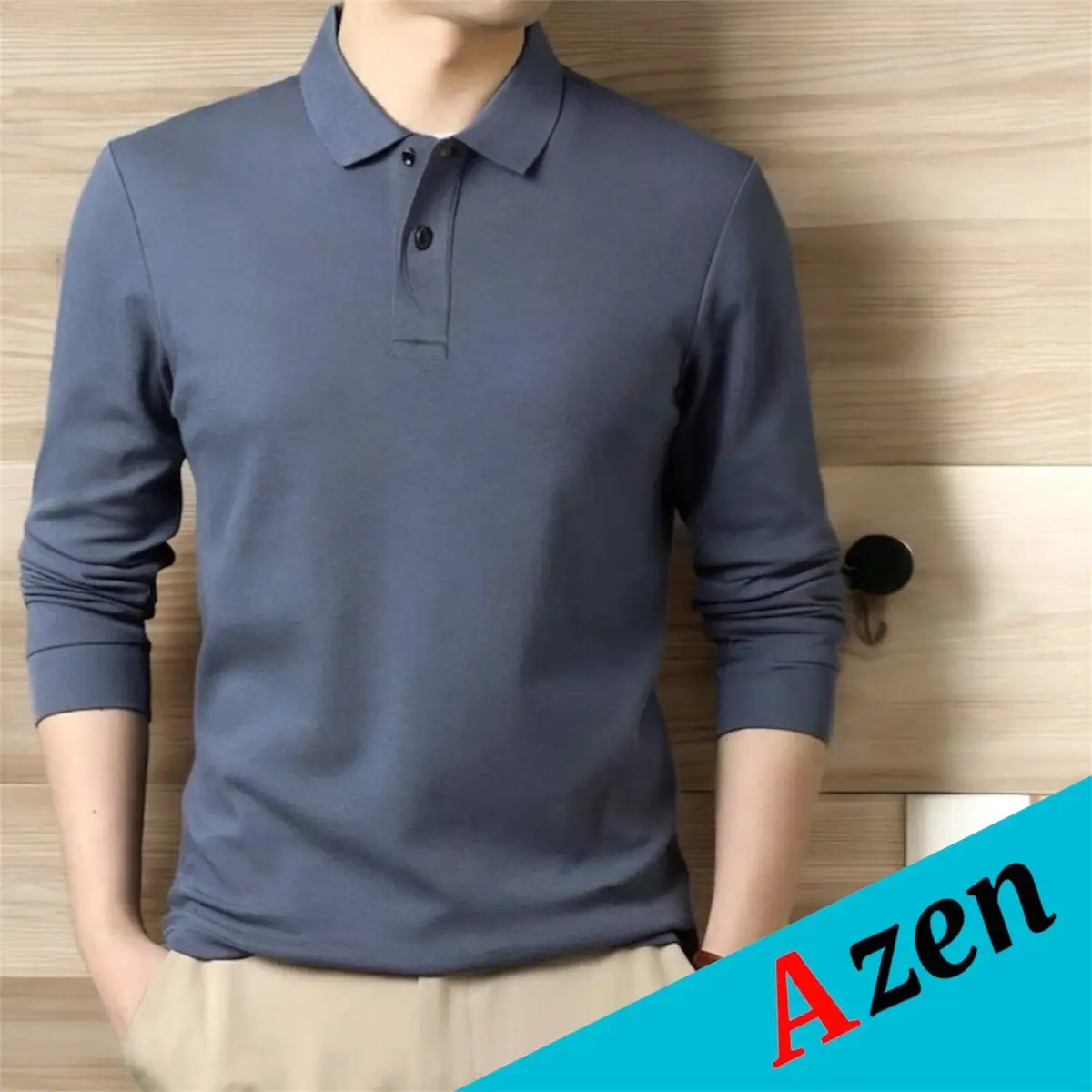 Áo POLO Dài Tay Nam Nữ Slimfit nhà Azen. Áo giữ nhiệt. Áo thu đông.