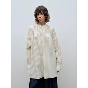 Timeless Striped Cotton Blouse: Casual & Chic