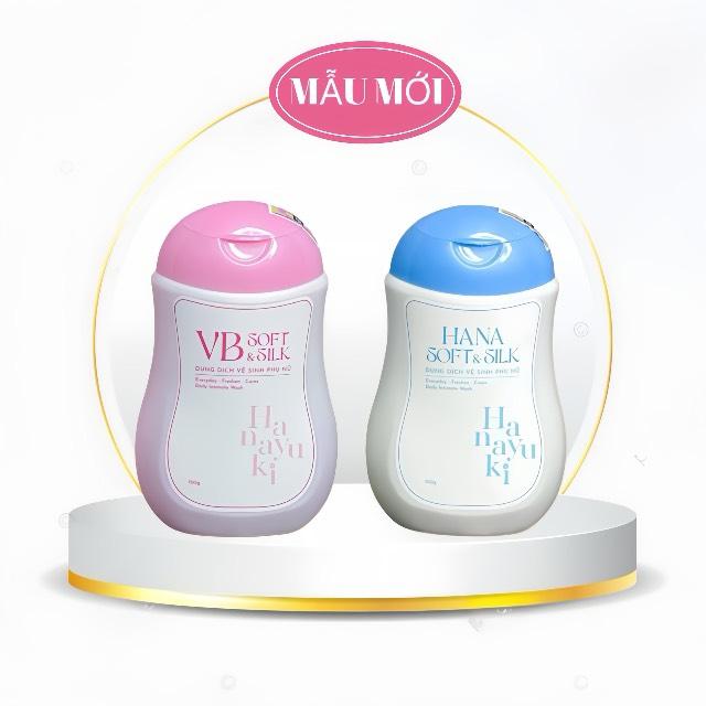 DUNG DỊCH VỆ SINH HANA SOFT SILK HỒNG và XANH Nữ