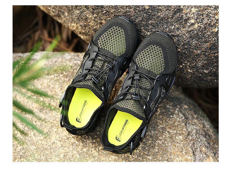 Product Introduction of [1171 People Collection] Outdoor Casual Shoes Upstream Shoes Men's Breathable Hiking Shoes Summer Fishing Shoes Riding Mesh Surface Lightweight Quick-Drying Wading Shoes 14