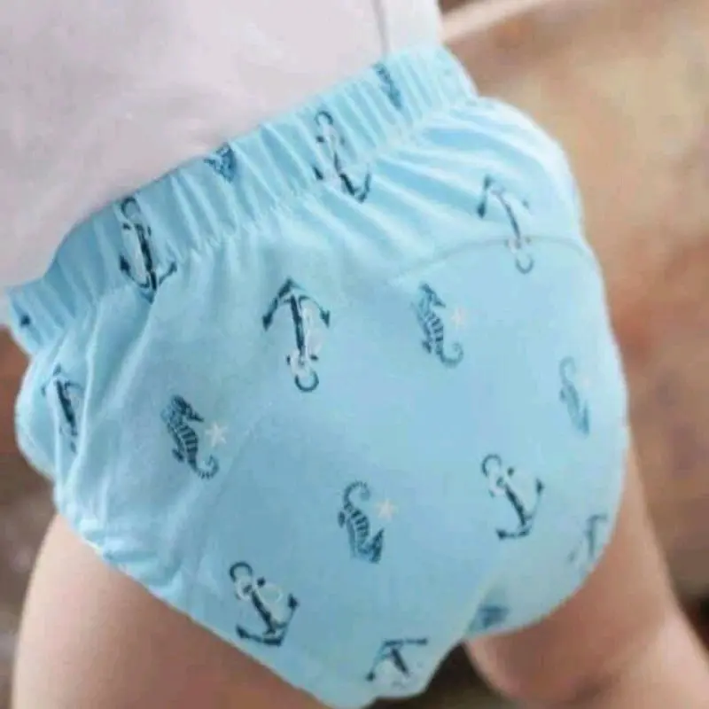 Combo 5 Quần Bỏ Bỉm/Tã Vải Cotton bim chobe giặt được 8