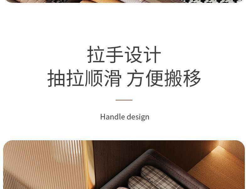 Product Introduction of Houndstooth Covered Storage Box for Clothes and Pants, Dormitory Wardrobe Folding Organizer Storage Bin 6
