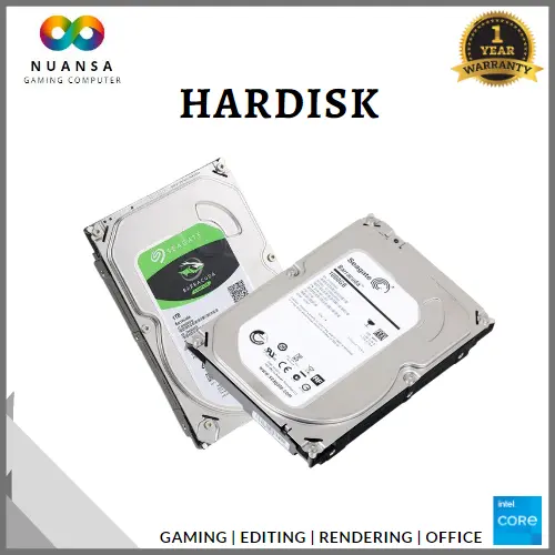 HDD Harddisk Internal Full Game PC 500GB | 1TB | 2TB | 4TB  3.5" NEW - FILE ISO / plug and play Bergaransi 1