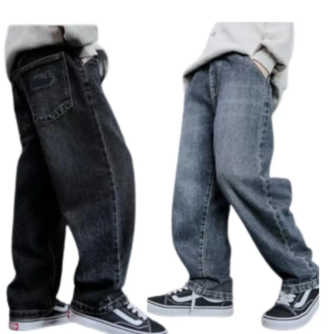 Quần Jean bé trai cao cấp J_2025 - Dáng baggy form rộng, chất liệu mềm mịn, không co dãn (16-52kg) baggy  jeans quần  bò