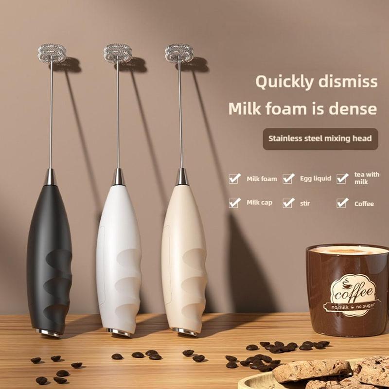 1 PCS Handheld Electric Milk Frother Egg Beater Maker Kitche - TikTok ...