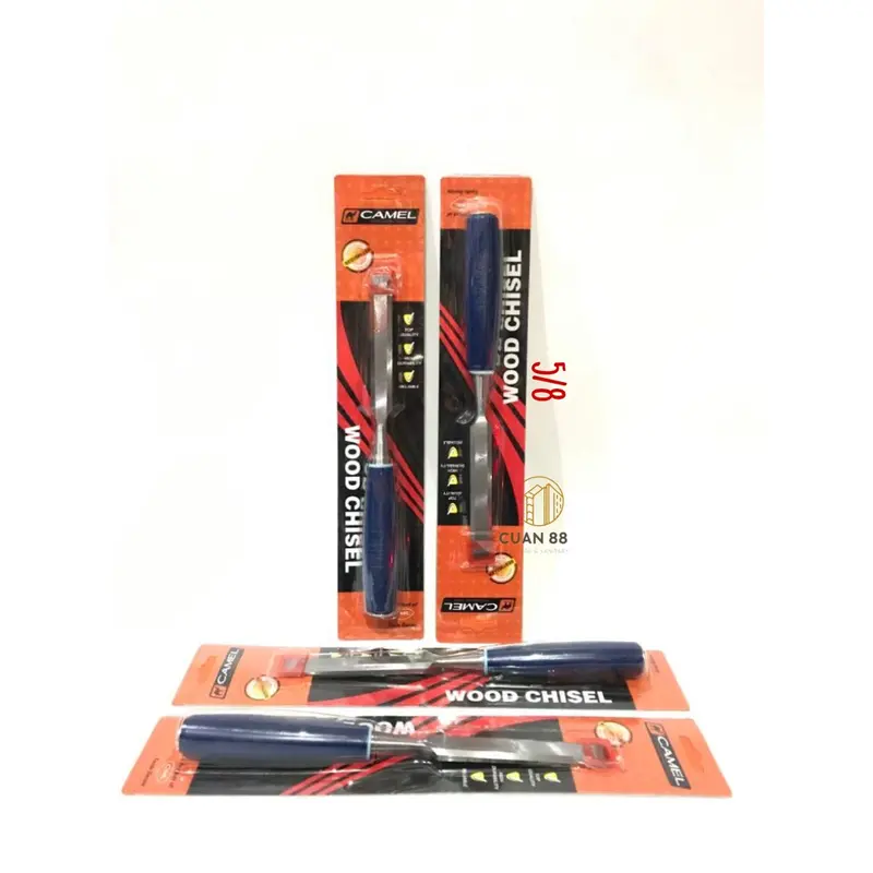 Camel Pahat Kayu Gagang Fiber 11/2inch 1inch 5/8inch dan 3/4inch / Tatah Ukur Kayu 5