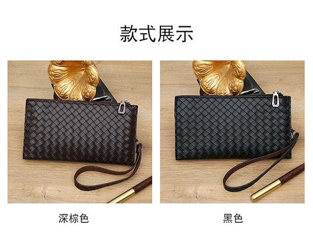 Product Introduction of 20252023 New Men's Clutch Fashion Wallet Business Leather Woven Versatile Handbag Young Men's Clutch Bag 2