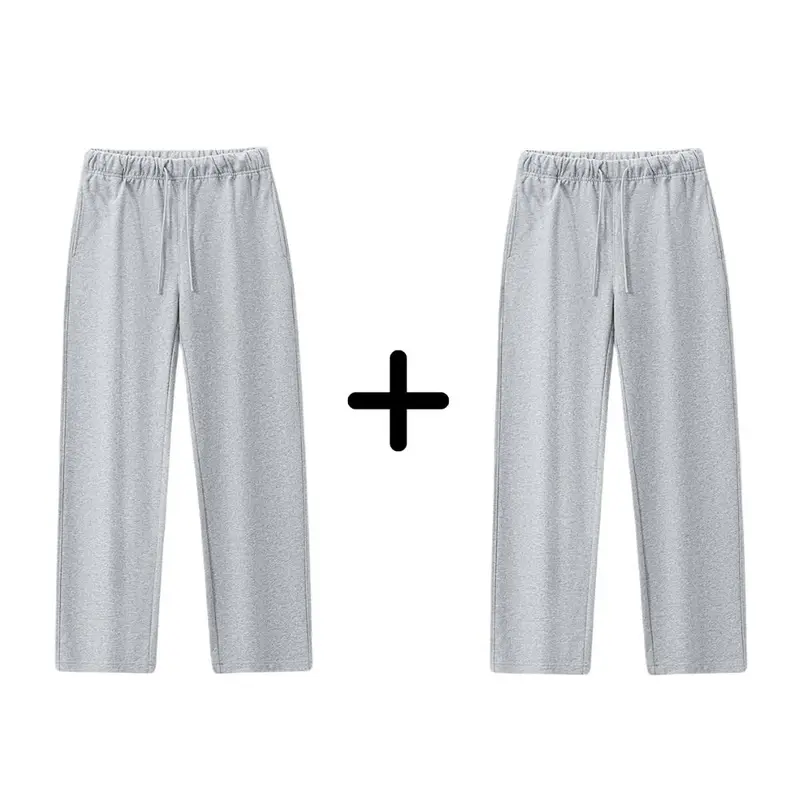 Quần Dài Nỉ 2da Dáng Baggy Ống Suông Cạp Chun Unisex Nam Nữ  Menswear Ong Pants Kaki 7