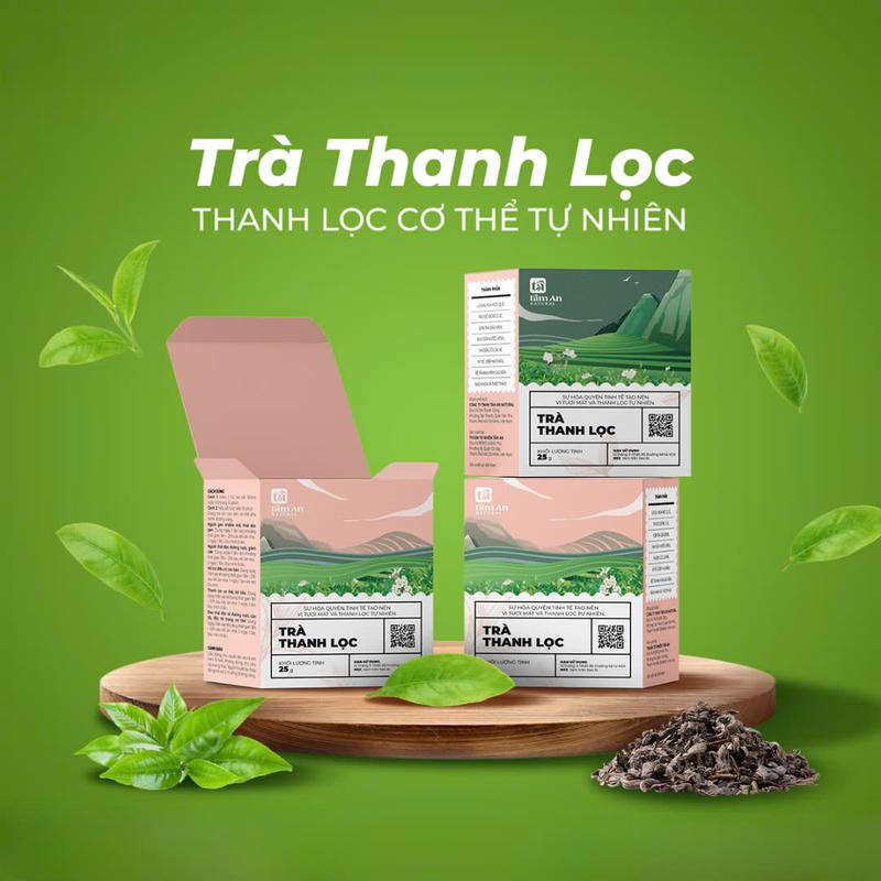 Combo 2 Hộp Trà Thanh Lọc Hỗ Trợ Đào Thải Độc Tố (25g/hộp)