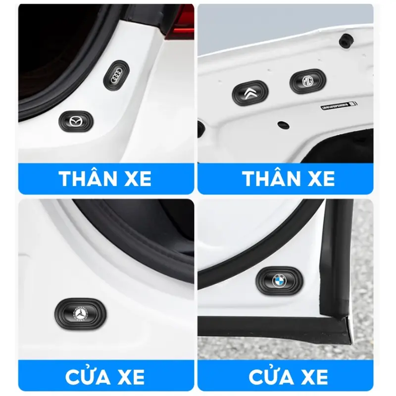 Nút giảm chấn cao su đóng cửa ô tô, nút giảm lực, chống xốc cho cửa ô tô 3