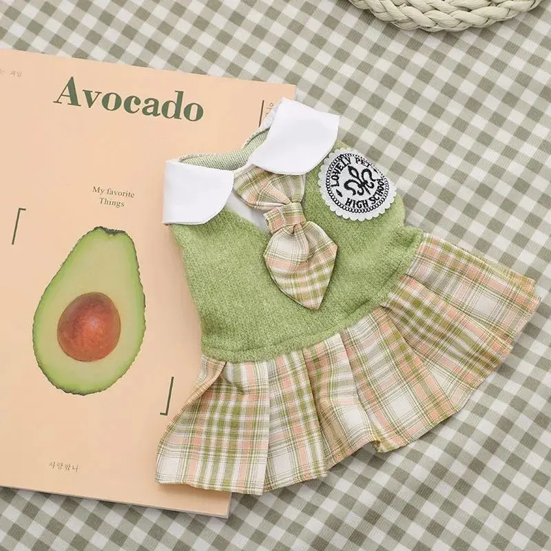 baju anjing dan kucing dress sekolah untuk anabul premium 4