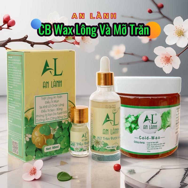 Combo Wax Lông Và Mỡ Trăn An Lành { Tặng Kèm Sét Giấy Wax Và 2 Que } - An Toàn Cho Da Women ,Cạo Râu Tẩy Lông Wax bikini nách tay chân waxing