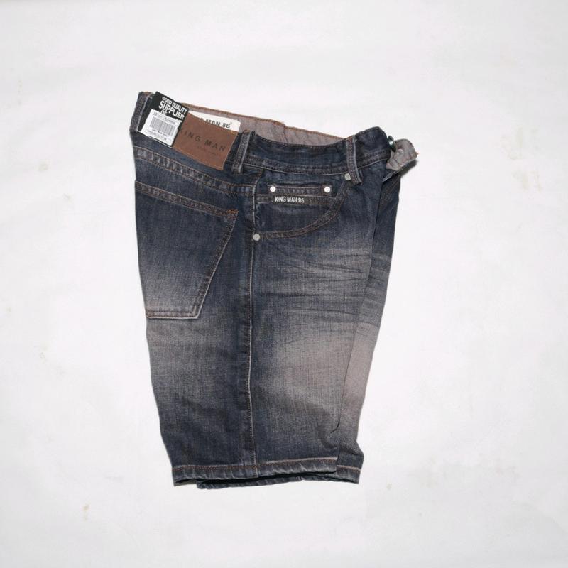 KING MAN 86 Celana Pendek Pria Jeans Distro Skinny Polos Terbaru Bahan Tidak Melar 2