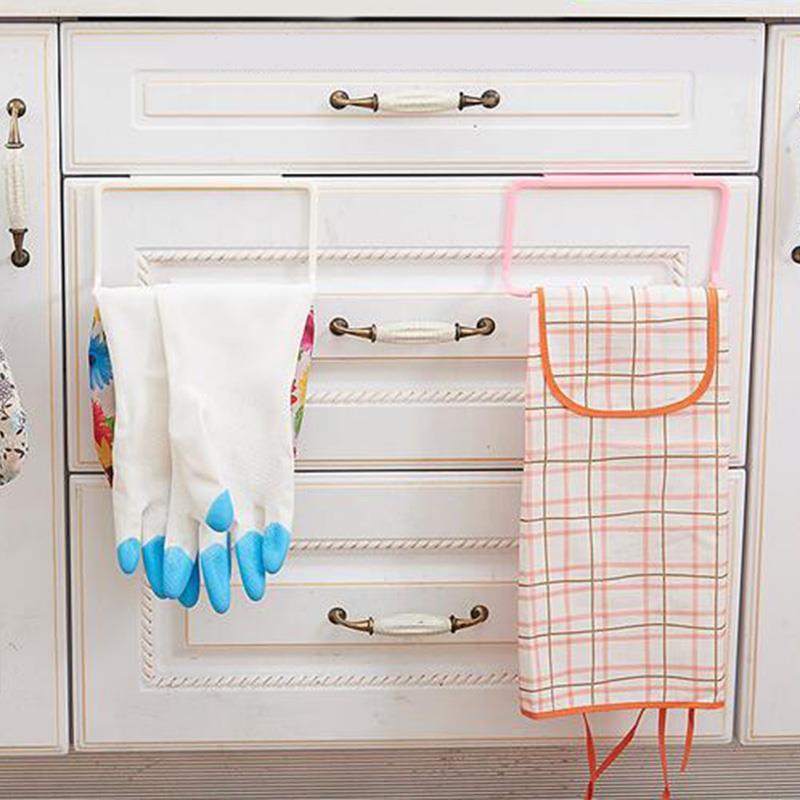 Product Introduction of 1Pcs Plastic Hanging Holder Multifunction Towel Rack Cupboard Cabinet Door Back Home Storage Organizer Kitchen Accessories 35