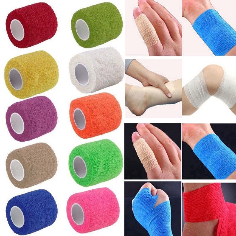 Băng keo thể thao,30 và 48 cuộn băng quấn cổ chân giày đá bóng quấn cổ tay cao su non tự dính đá bóng y tế chống chấn thương 3