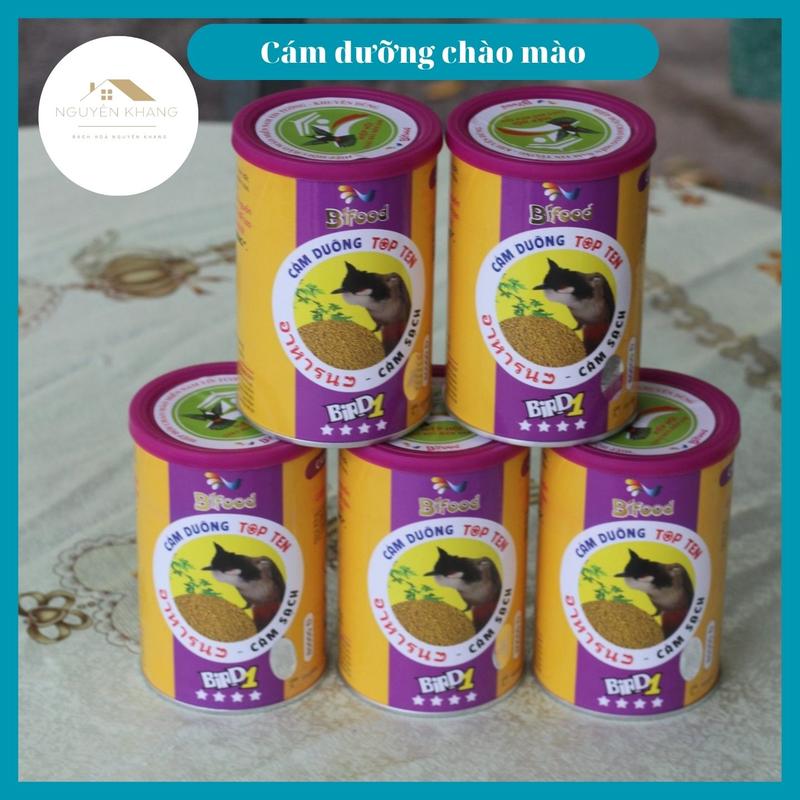 Thức ăn chim chào mào Bifood cám dưỡng chim và cám đấu đạm cao hủ 320gr chim hót hay tăng lực dẻo dai