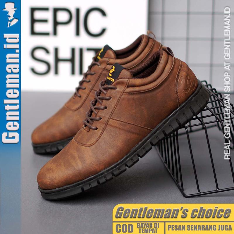 Product Introduction of GENTLEMAN Targa 2.0 Sepatu Formal Kerja Pria cokelat Hitam Casual Original Terbaru Kekinian Shoes 2