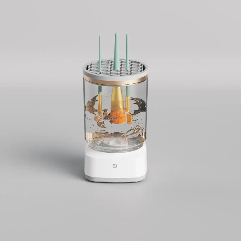 2024 new USB plug-in automatic makeup brush cleaner for lazy people, electric cleaning and drying 2-in-1