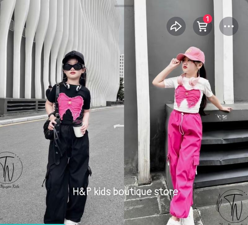  Áo cho bé gái ,quần kaki cho bé ,mẫu bò nơ 11 --32kg chất dẹp dường may cẩn thận kỹ càng 