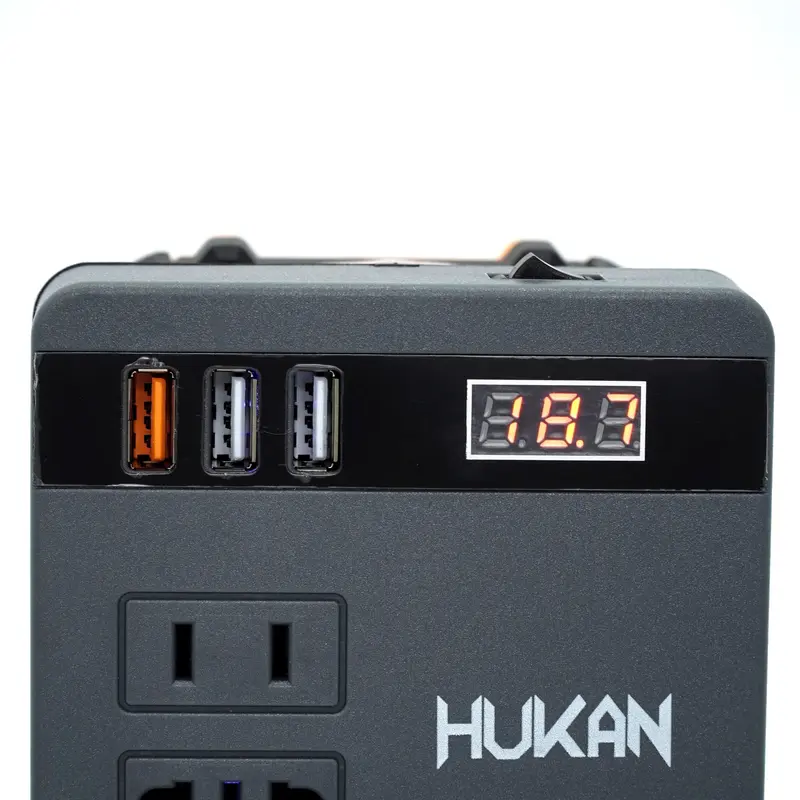 Chân Chuyển Đổi Biến Tần Thông Minh Hukan HM21-SI0200 -  Biến tần chuyển đổi điện áp 21v lên 220v - Chân pin phổ thông M21 4cm - Điện máy Việt Nhật 7