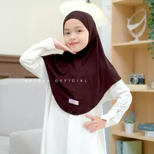 Bergo Instan Malay Non Pet Jilbab Anak Rayon Kerudung Bergo Kaluna