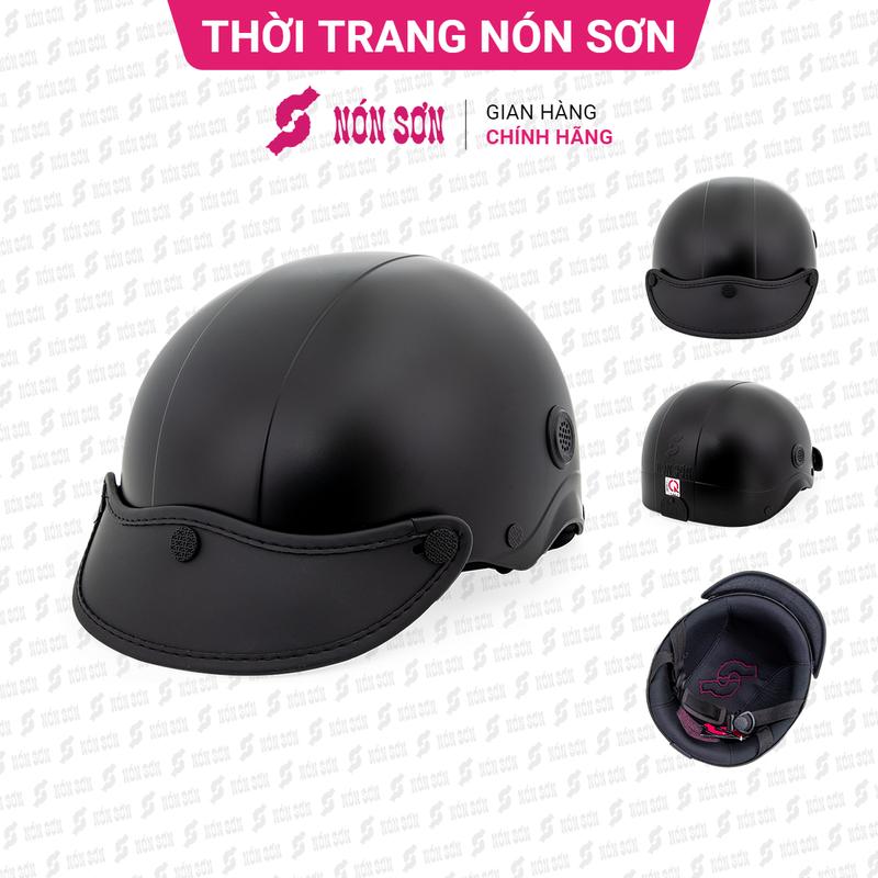 ƯU ĐÃI - Mũ bảo hiểm lỗ thông gió NÓN SƠN chính hãng ATG-ĐN052