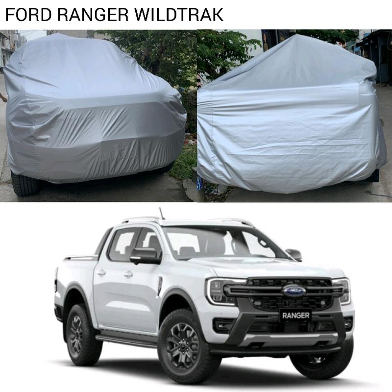 Bạt phủ xe ô tô bán tải FORD RANGER WILDTRAK vải dù tráng bạc chống mưa và nắng tốt kèm hộp đựng tiện lợi