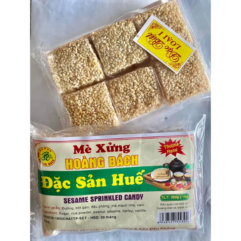 KẸO MÈ XỬNG ĐẶC SẢN HUẾ -MÈ XỬNG HUẾ 200g Ăn Vặt 4