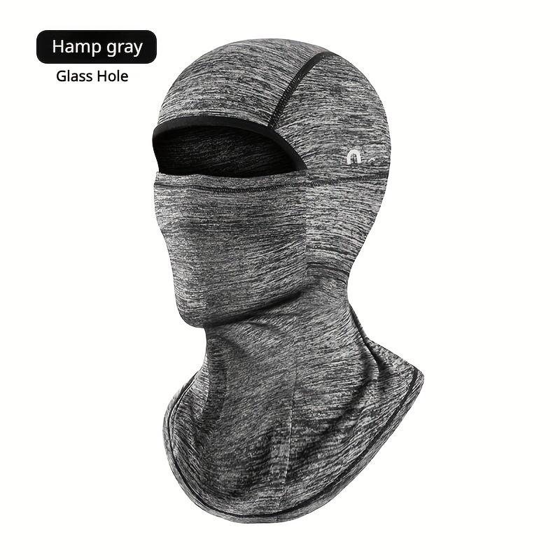 [1pc Windproof Balaclava Hat Cycling] 1pc Ice Silk Windproof Balaclava Hat for Cycling and Motorcycle Riding - Sunscreen and Cooling Neck Cover for Men and Women 1