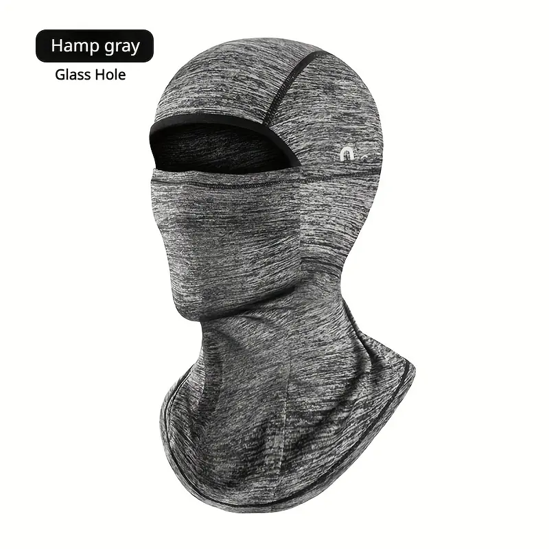 [1pc Windproof Balaclava Hat Cycling] 1pc Ice Silk Windproof Balaclava Hat for Cycling and Motorcycle Riding - Sunscreen and Cooling Neck Cover for Men and Women 1