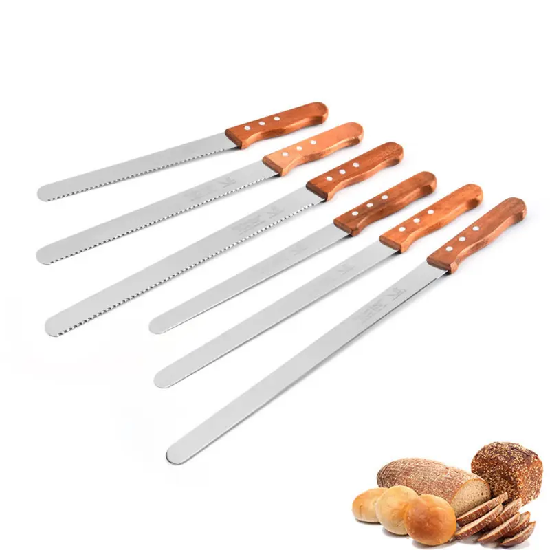 14-inch Serrated bread Slicing 10-inch Stainless steel Cake - TikTok ...