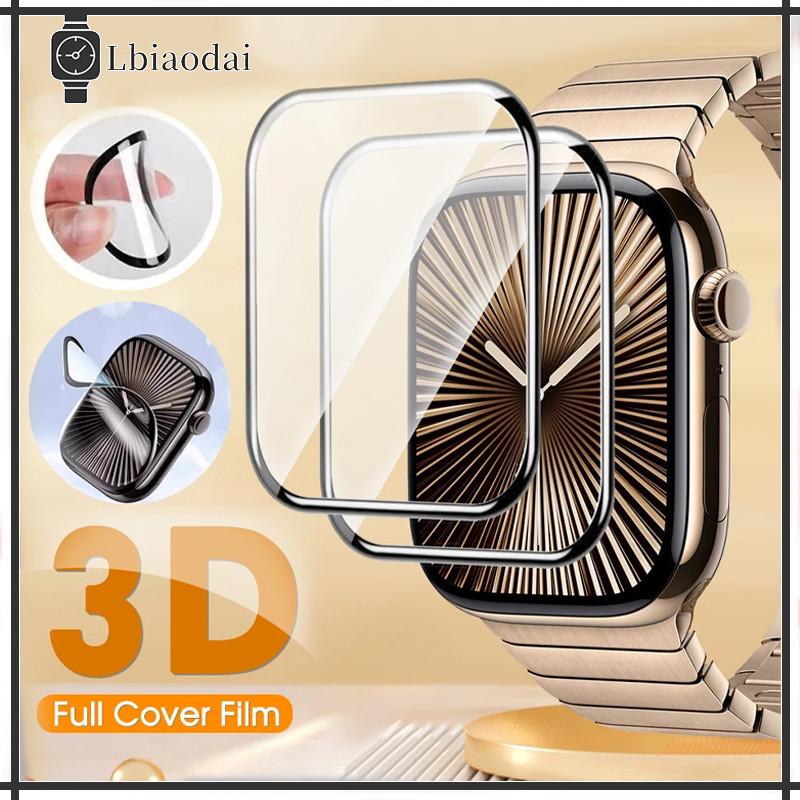 HD ฟิล์มกระจกนิรภัยสำหรับ for Apple Watch Series 10 9 8 7 6 5 4 3 2 1 Ultra 2 SE Iwatch 49mm 46mm 40