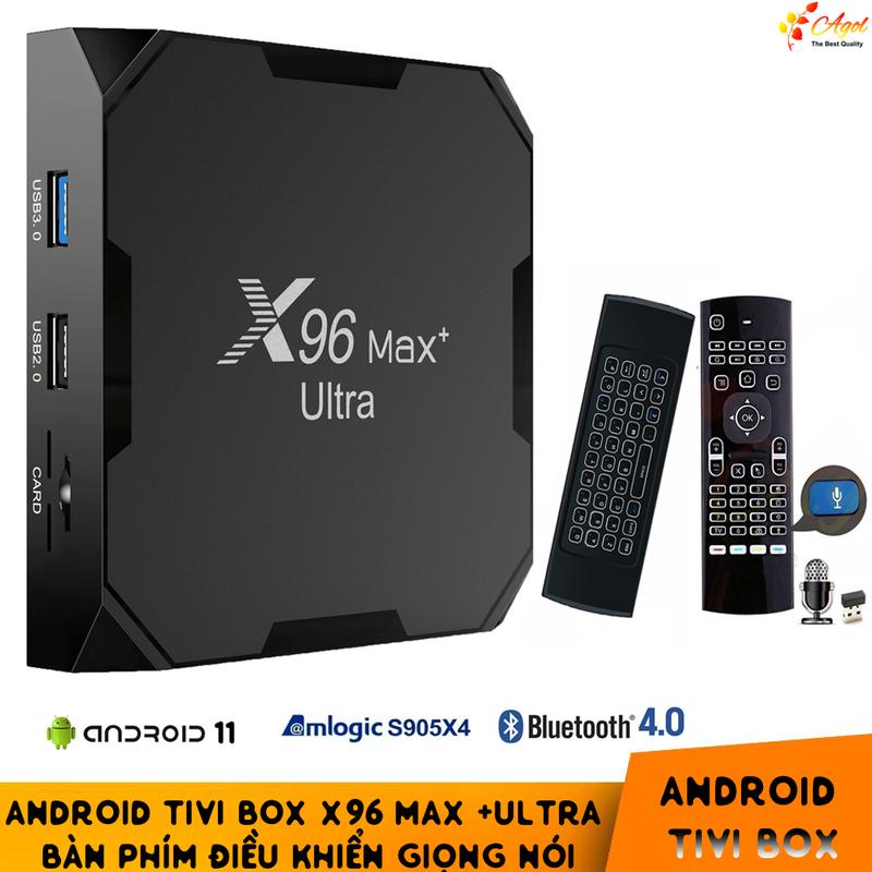 Android Box X96 Max plus ultra điều khiển cử chỉ và giọng nói tiếng việt Rom…